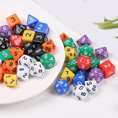 105 Pieces Concise Polyhedral DND Dice Set Complete Game Random Color Dice Set Drawstring Bag for Role Playing Table Games RPG