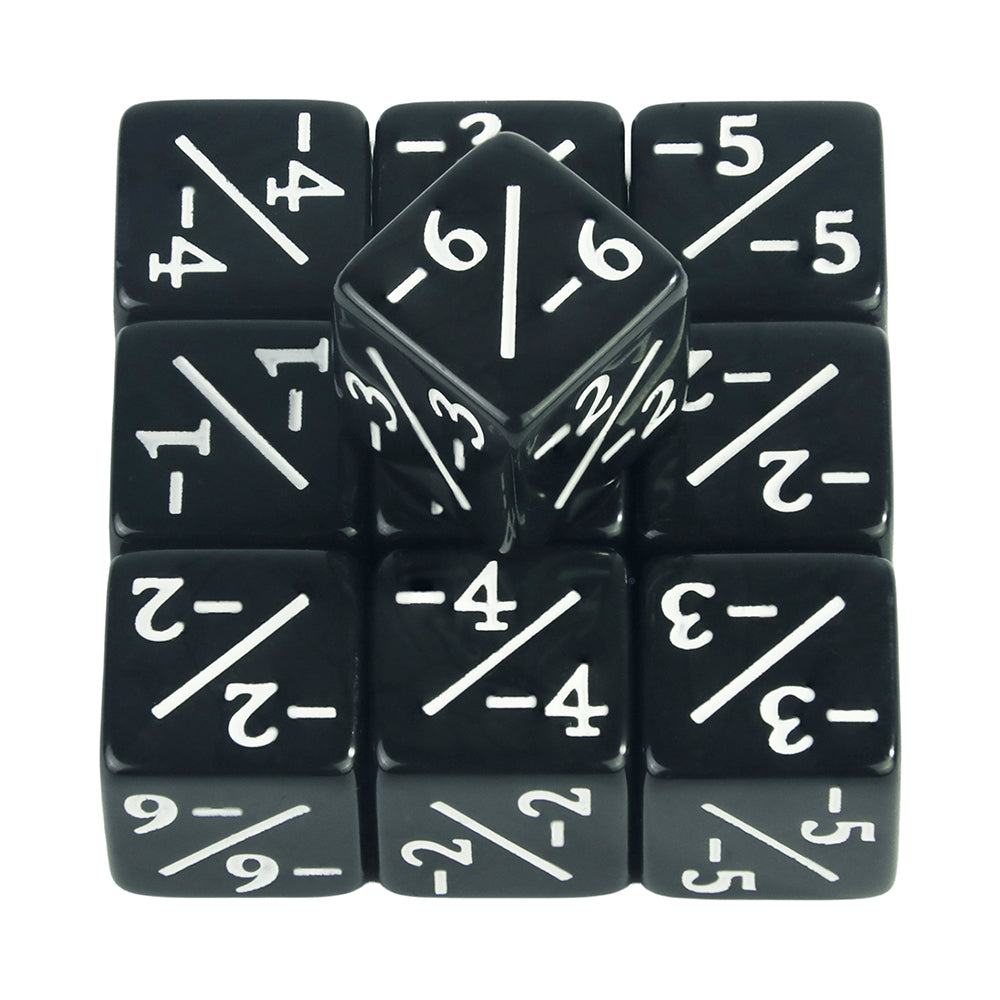 10Pcs Dice Counters Token Dice, D6 Dice Compatible with Card Board Game for Match Mathematics Teaching Tools Accessories