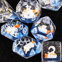 7Pcs/Set Resin Animal Fish Dice RPG Role Playing Game Polyhedral Dice Set Tabletop Games D&D Dice